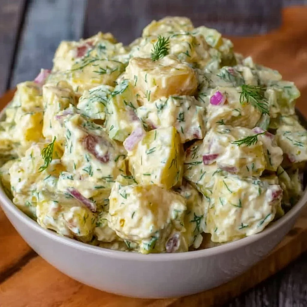 This summer salad is the perfect side dish for BBQ, parties, and picnics! Dill Pickle Potato Salad is sweet and…