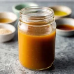 Quick and easy homemade sesame dressing in a bowl