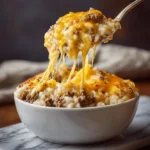 Delicious Beefy Garlic Butter Bowl with tender beef and garlic sauce