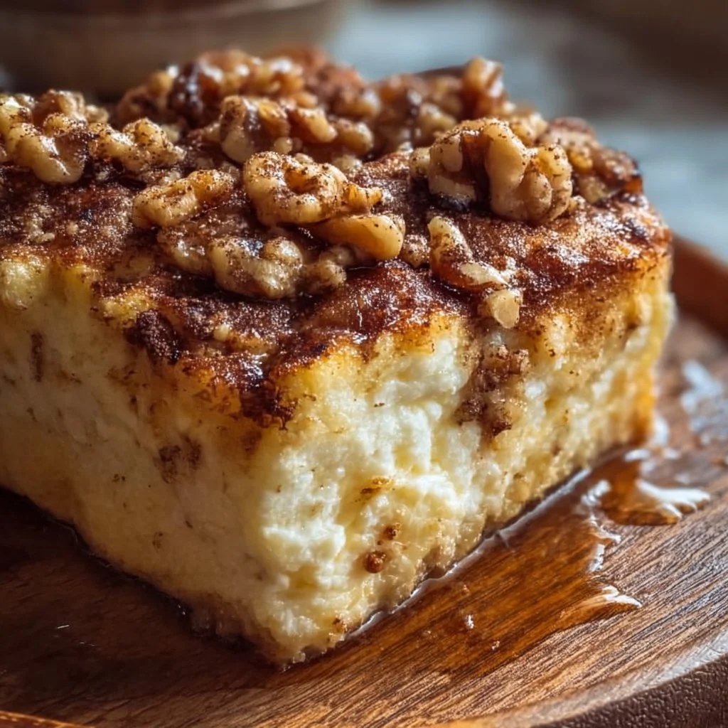 Delicious breakfast bake with cottage cheese, perfect for a healthy morning.