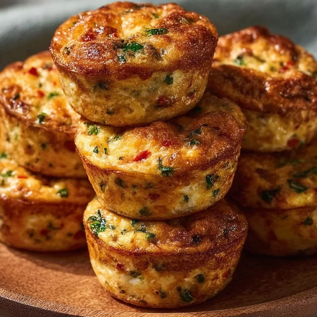 Colorful breakfast casserole topped with vegetables and cheese, perfect for brunch.