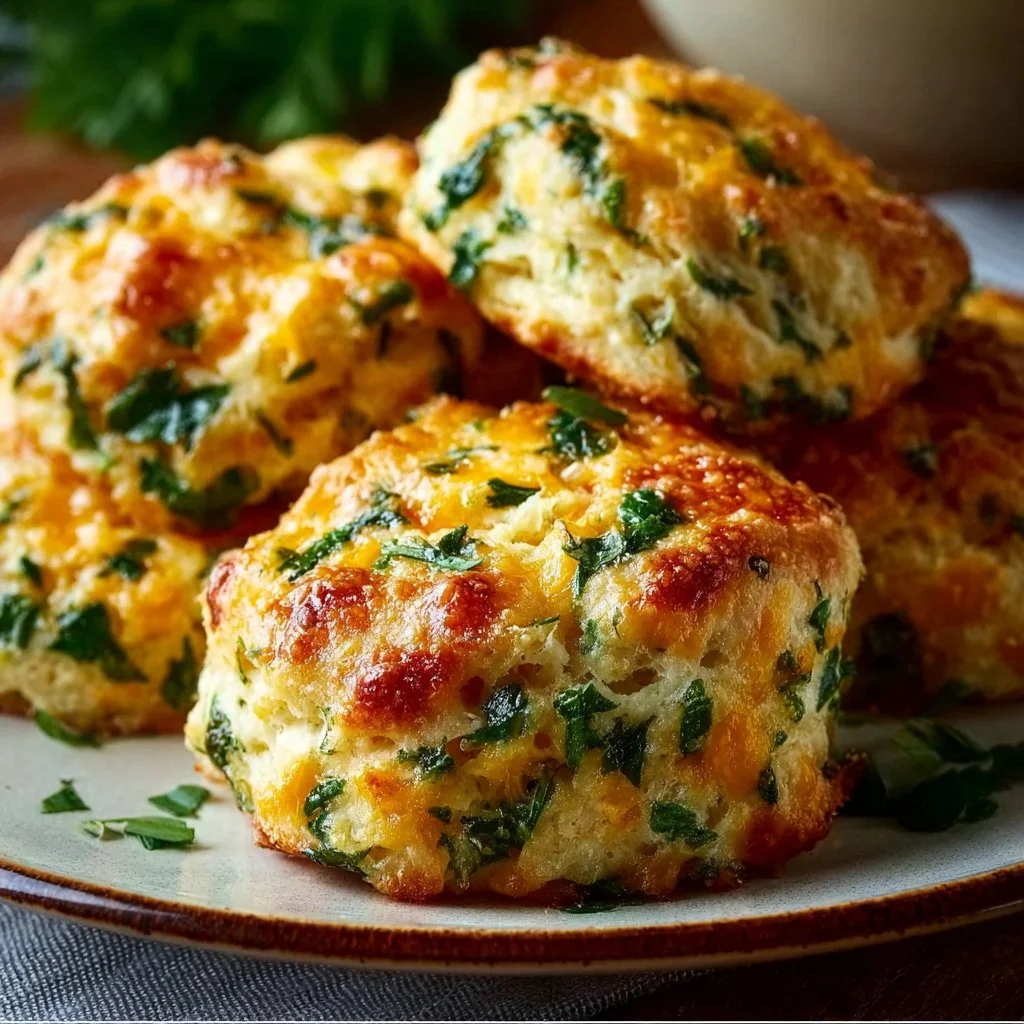Plate of delicious breakfast protein biscuits for a healthy start to your day.