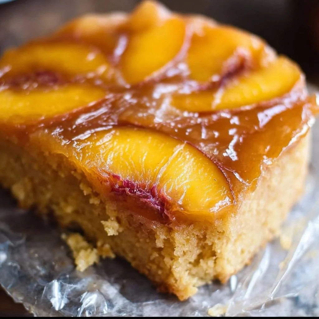 Brown Sugar Peach Cake