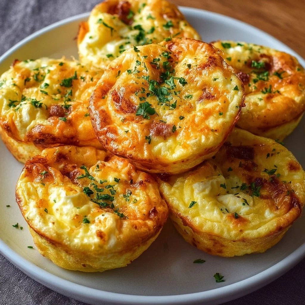 Cheesy Muffin Tin Cottage Cheese Egg Bites