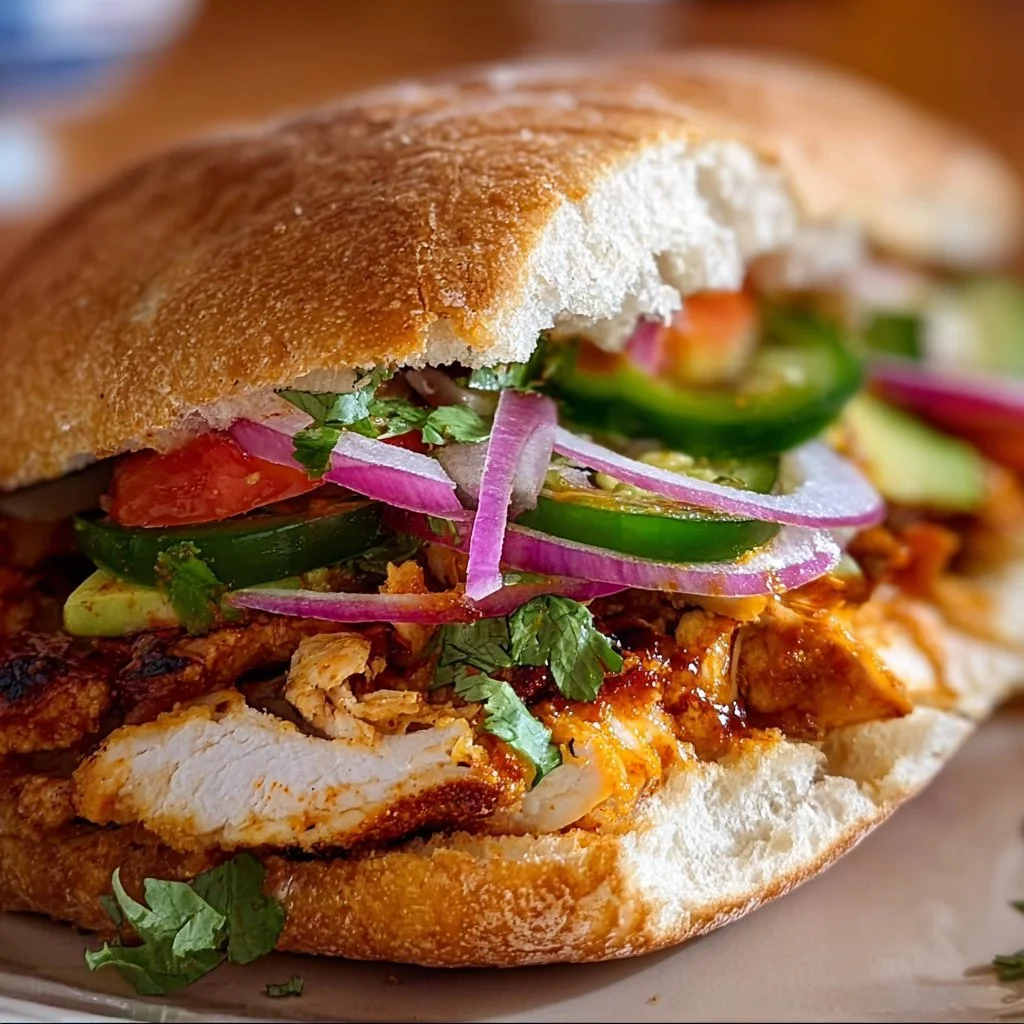 Chicken Torta Sandwich