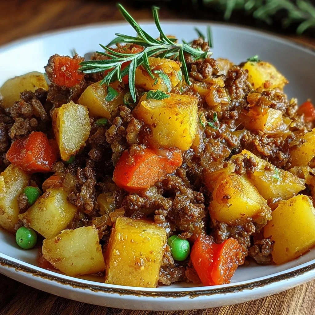 Create a Comforting Slow Cooker Hamburger Hash for Dinner
