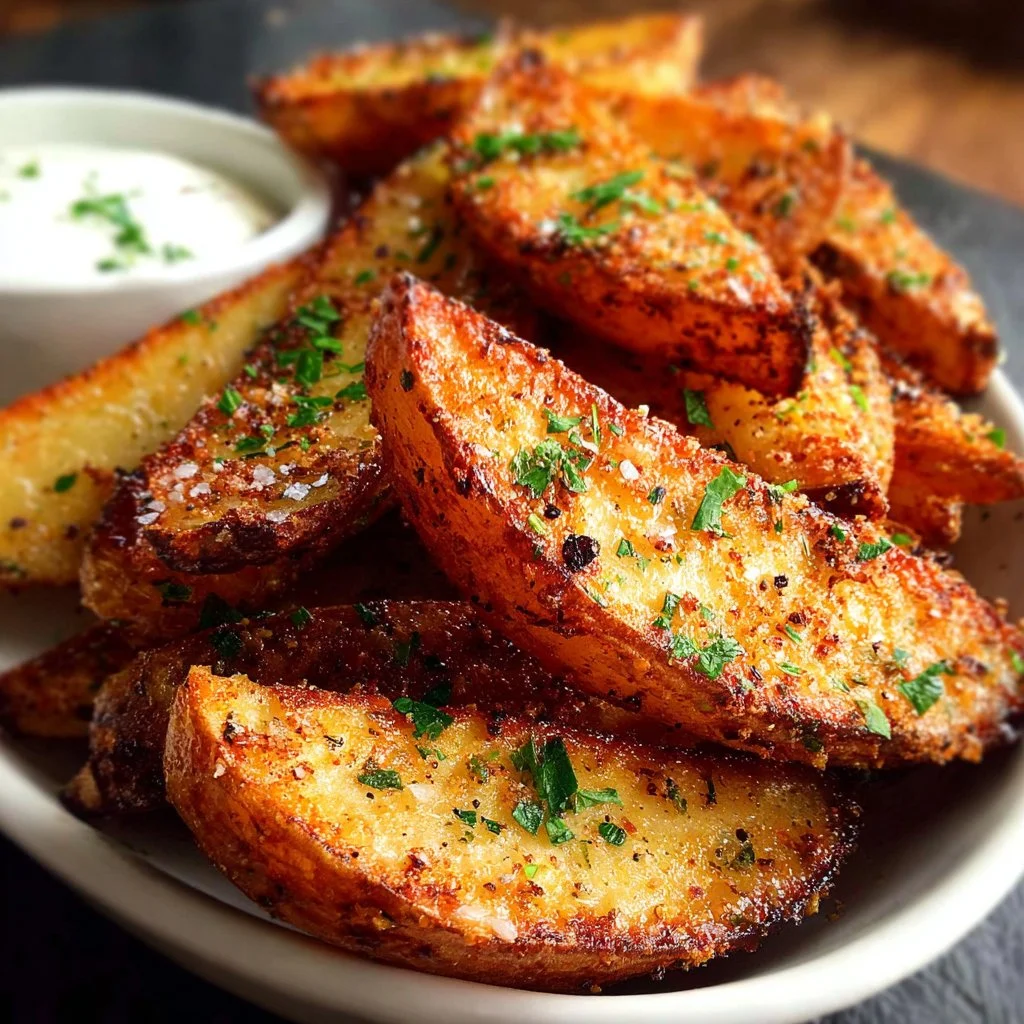 Crispy Potato Wedges Recipe