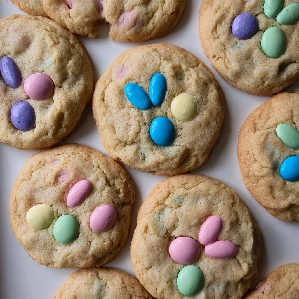 Easter M&M cookies