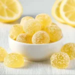 Delicious homemade gummies recipe featuring lemon sweets and easy candy.