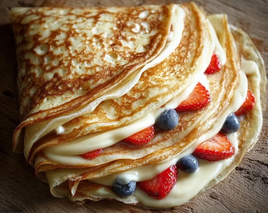 High Protein Egg White Crepes