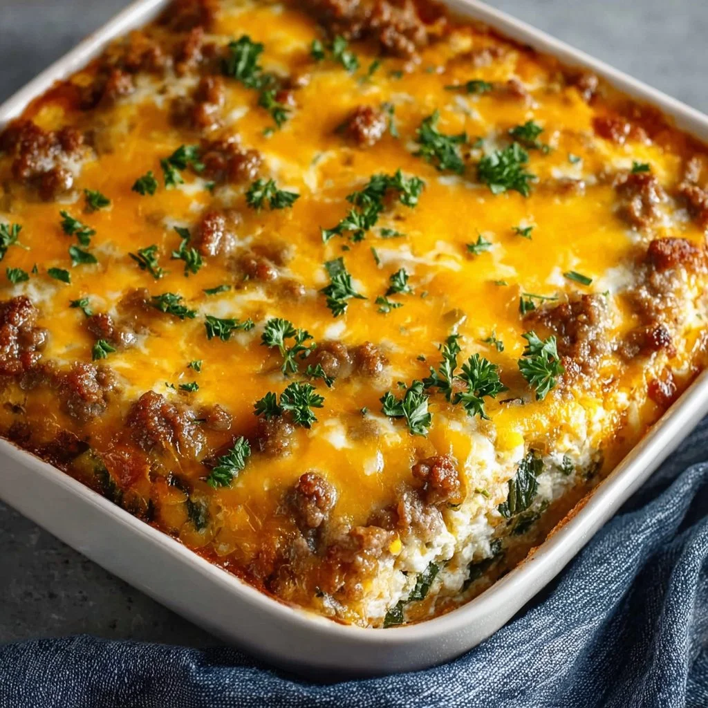 High Protein Ground Turkey Casserole (Easy, Cheesy, Family-Favorite)
