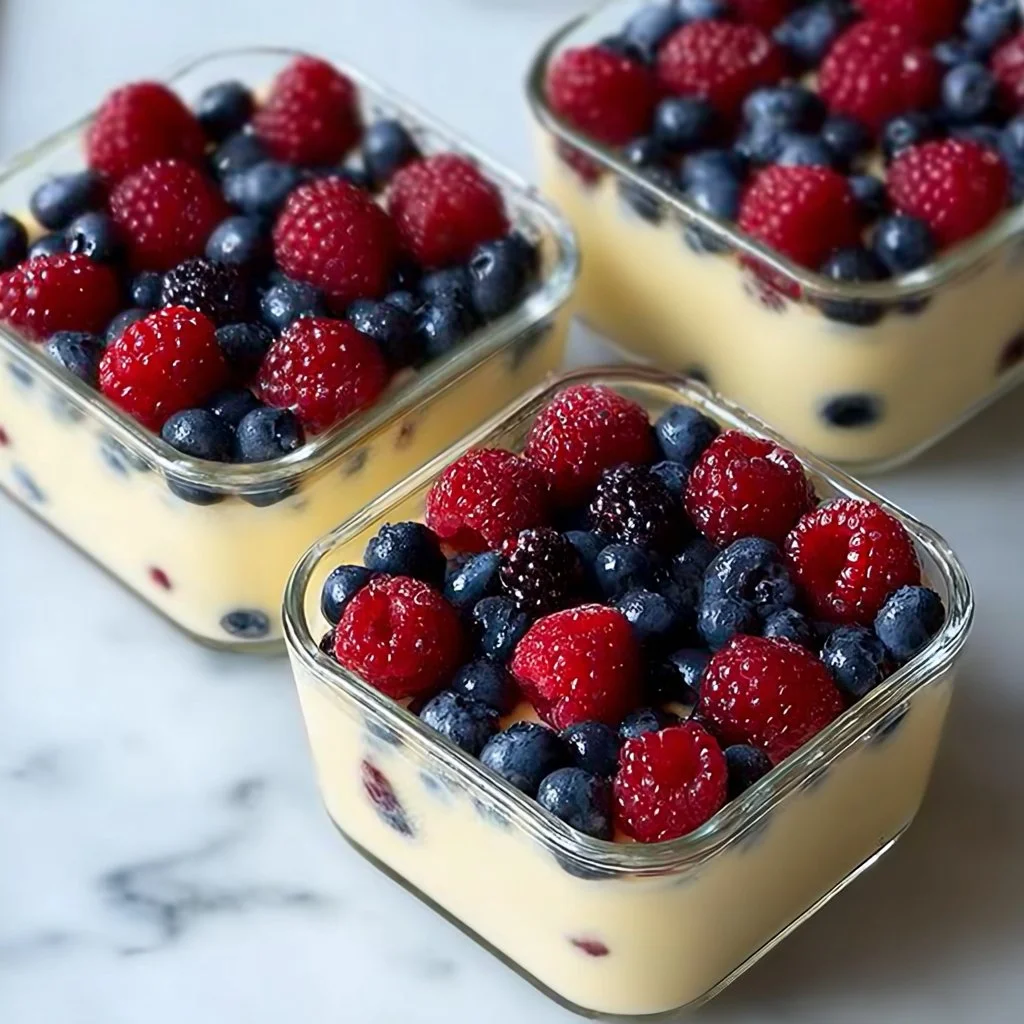 High protein pancake bowls ready for meal prep and healthy breakfast