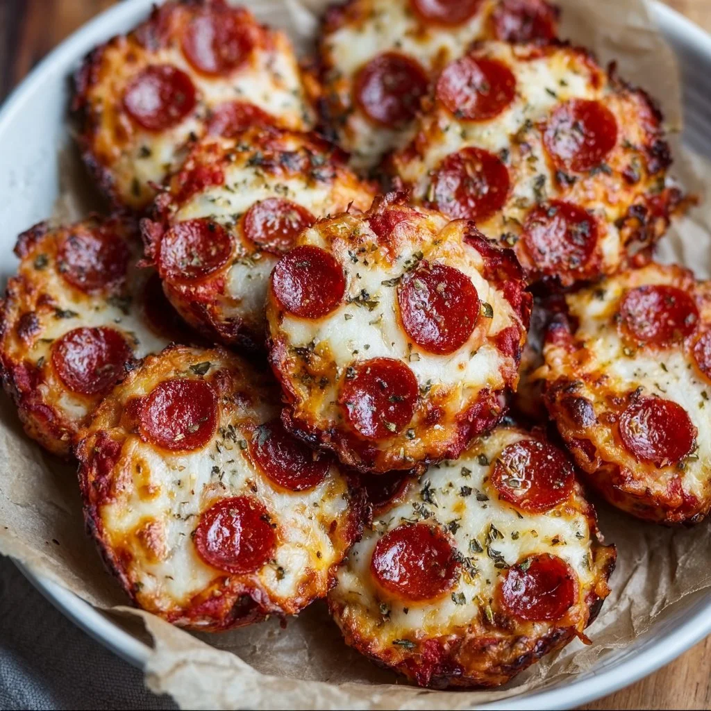 Keto Pepperoni Pizza Bites Recipe