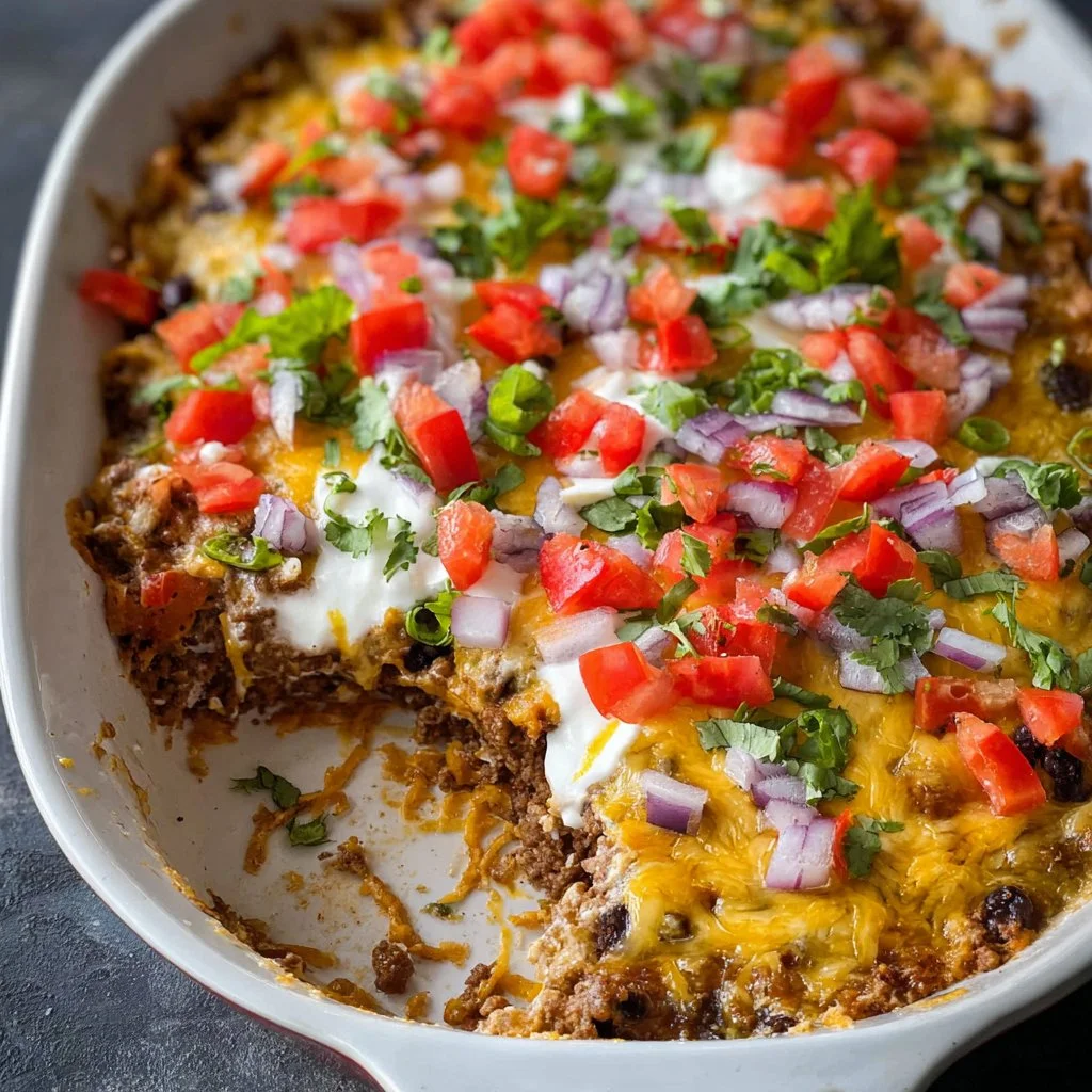 Low Carb Taco Casserole