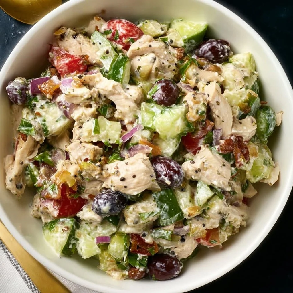 Mediterranean Inspired Chicken Salad