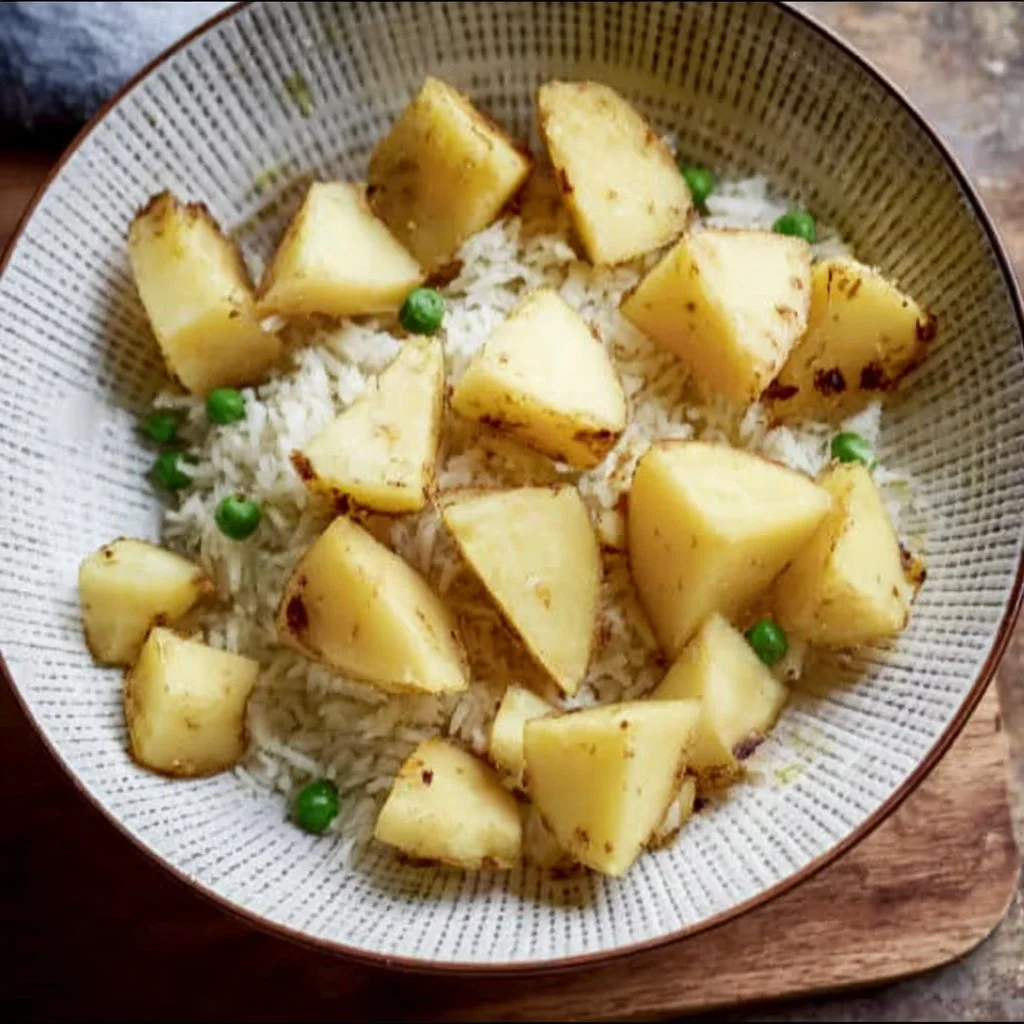 Pin by Caroline on Rice and Potato sides | Potatoes and peas recipe, Indian food recipes, Peas recipe Indian