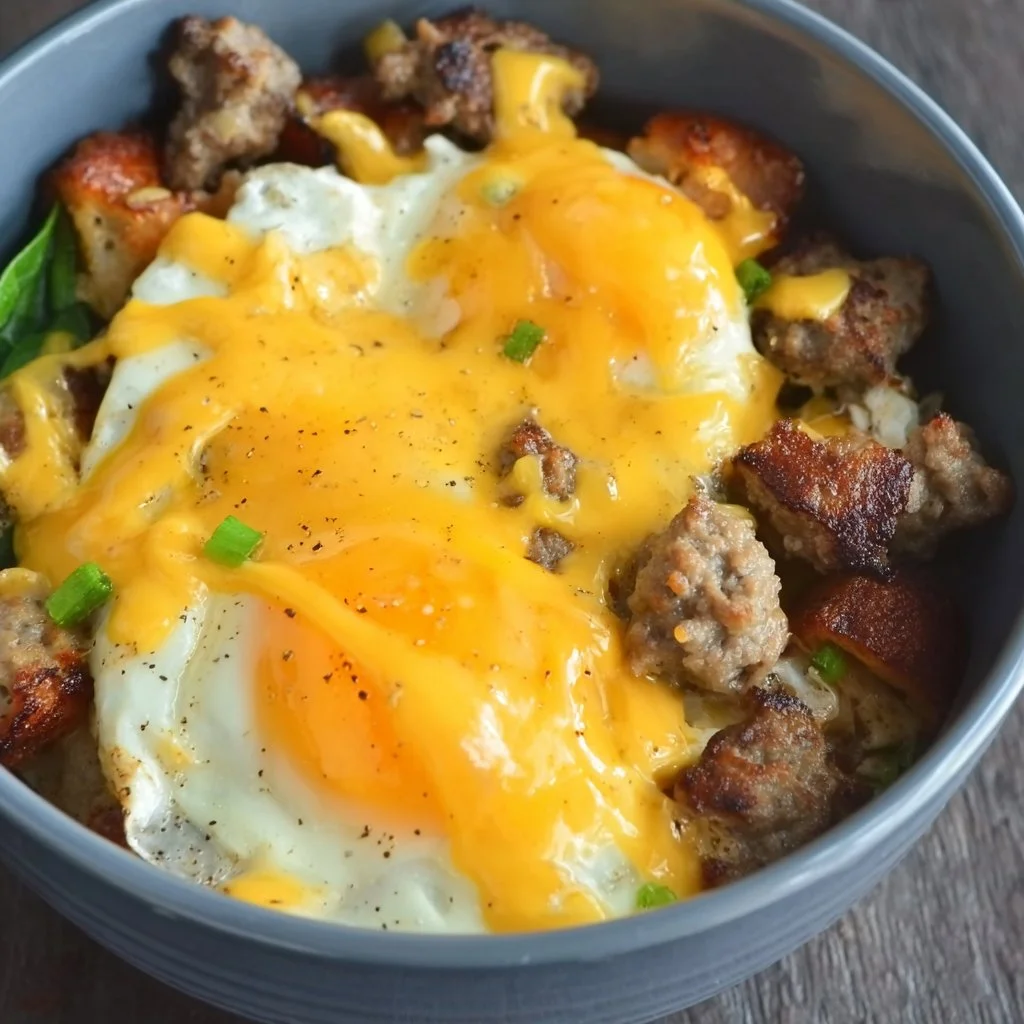 Sausage and Egg Breakfast Bowls