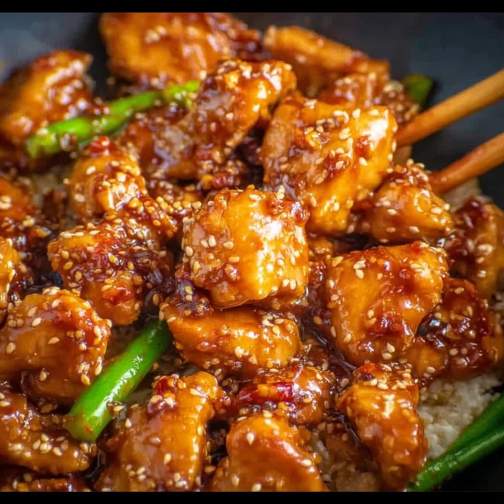 Skinny Sesame Chicken - Cooking Made Healthy