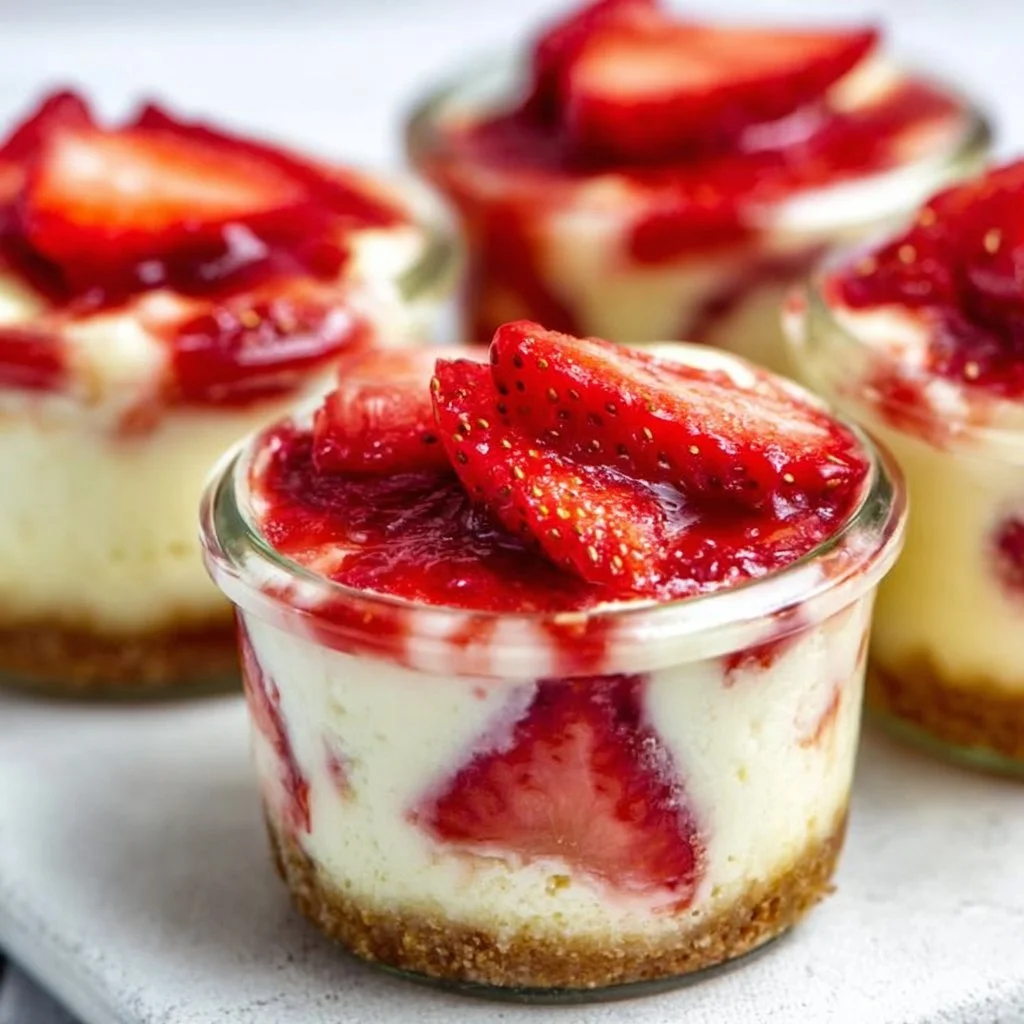 Strawberry Cheesecake Cups