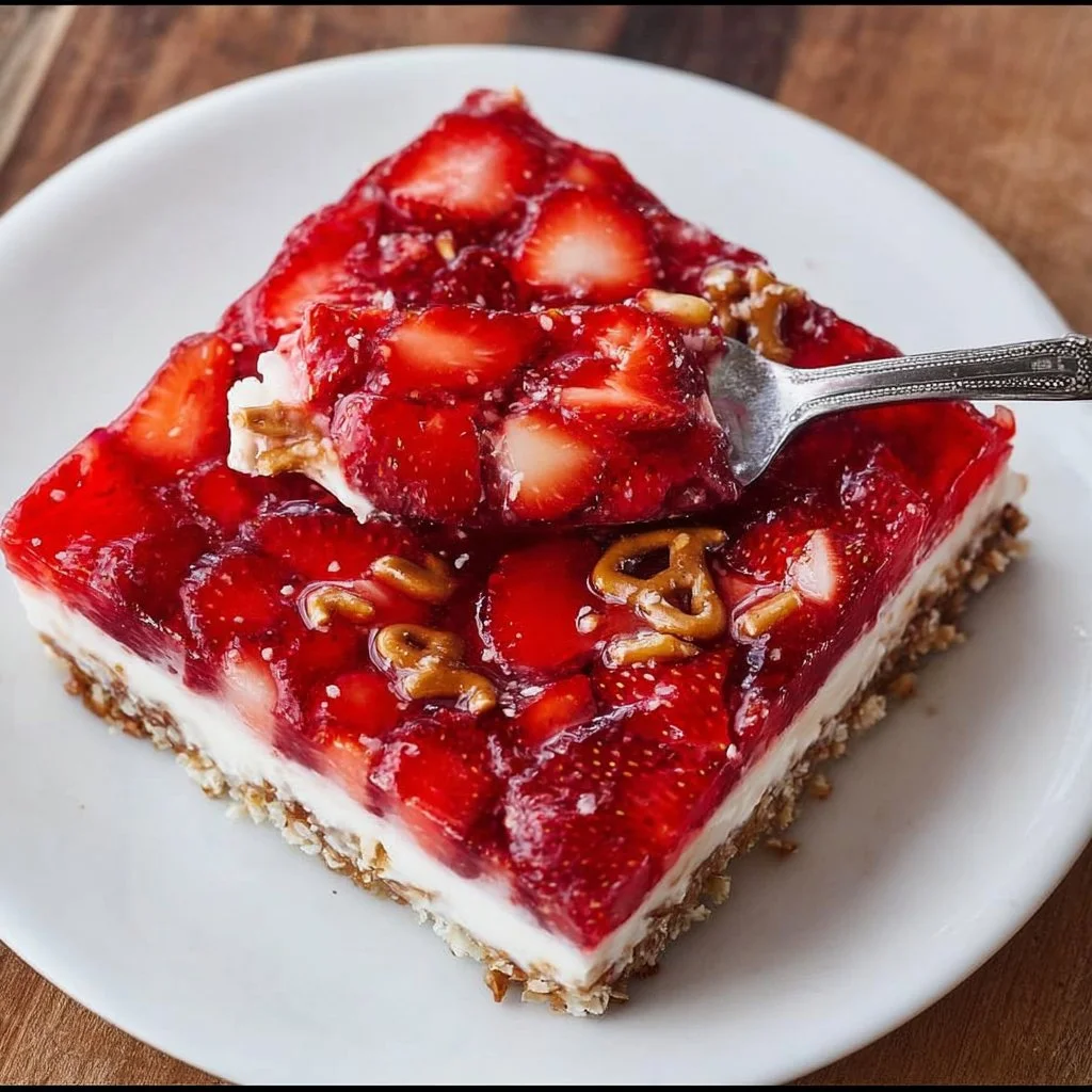 Strawberry Pretzel Salad