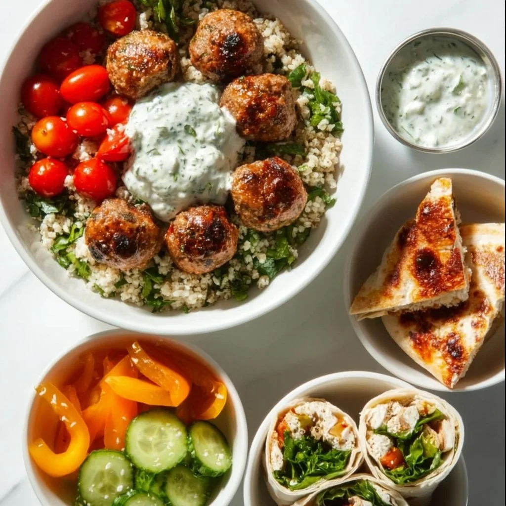 Healthy protein lunch ideas featuring easy recipes with 30g protein for work