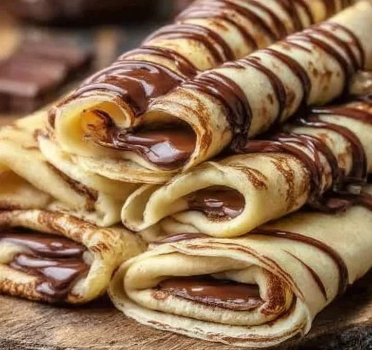 Stack of fluffy basic pancakes served with syrup and berries