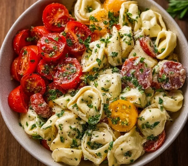 Cold Tortellini Pasta Salad