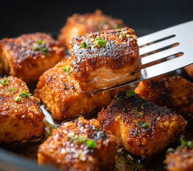 Crispy Air Fryer Salmon Bites