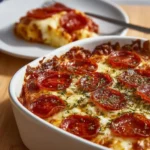 Delicious homemade pizza topped with fresh ingredients ready to be served.