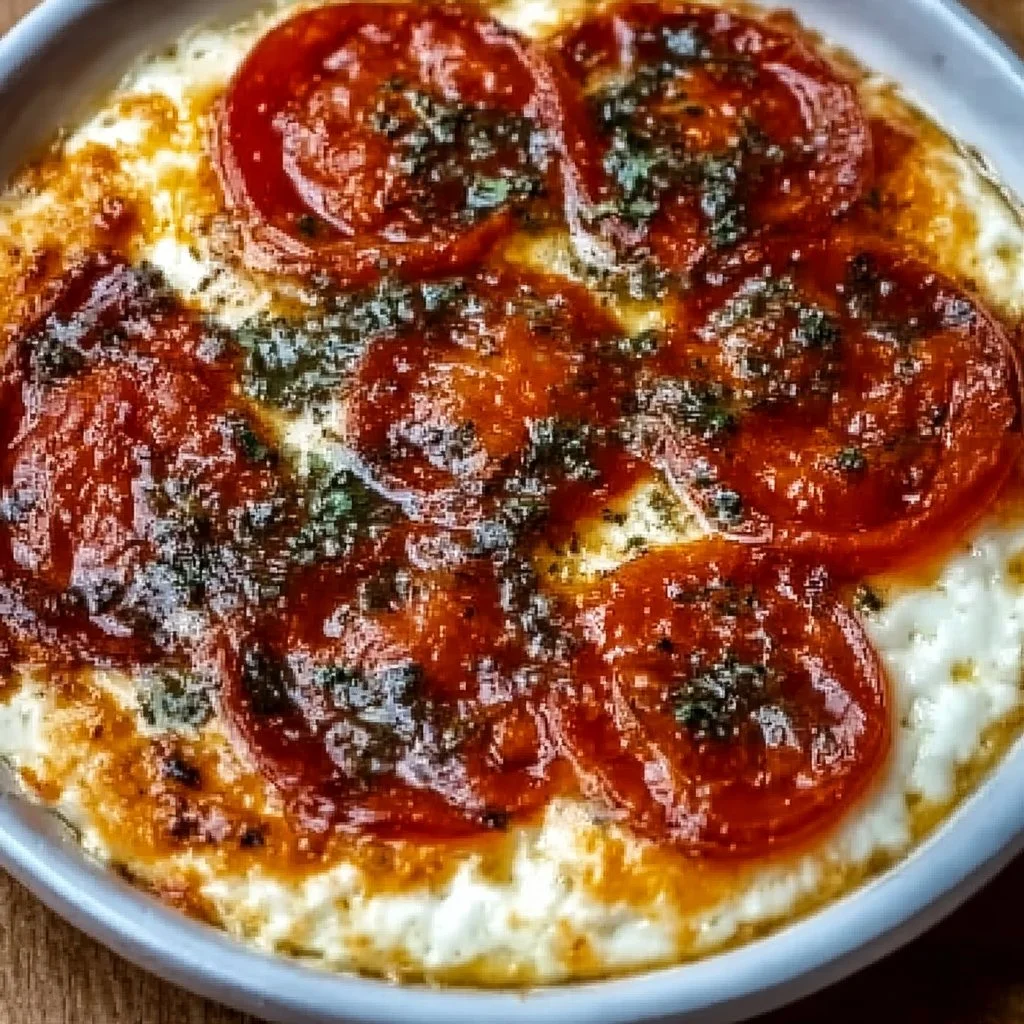 Low Carb Cottage Cheese Pizza Bowl