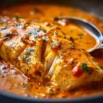 Quick Tilapia in Roasted Pepper Sauce for healthy dinner