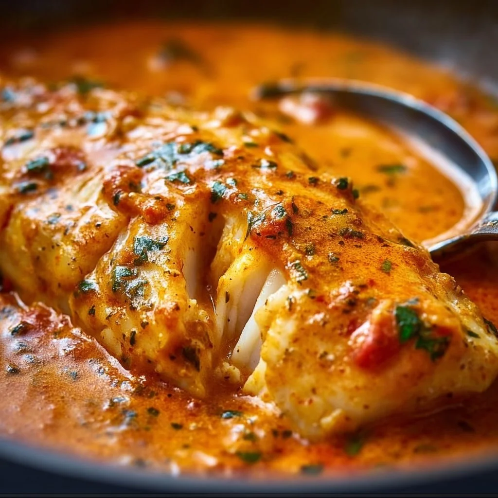 Quick Tilapia in Roasted Pepper Sauce for healthy dinner