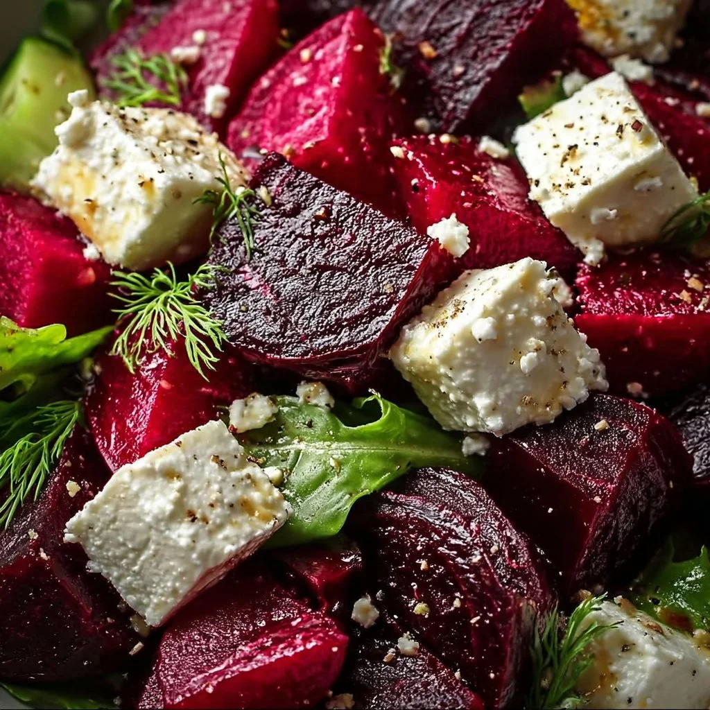 Roasted Beet and Feta Salad