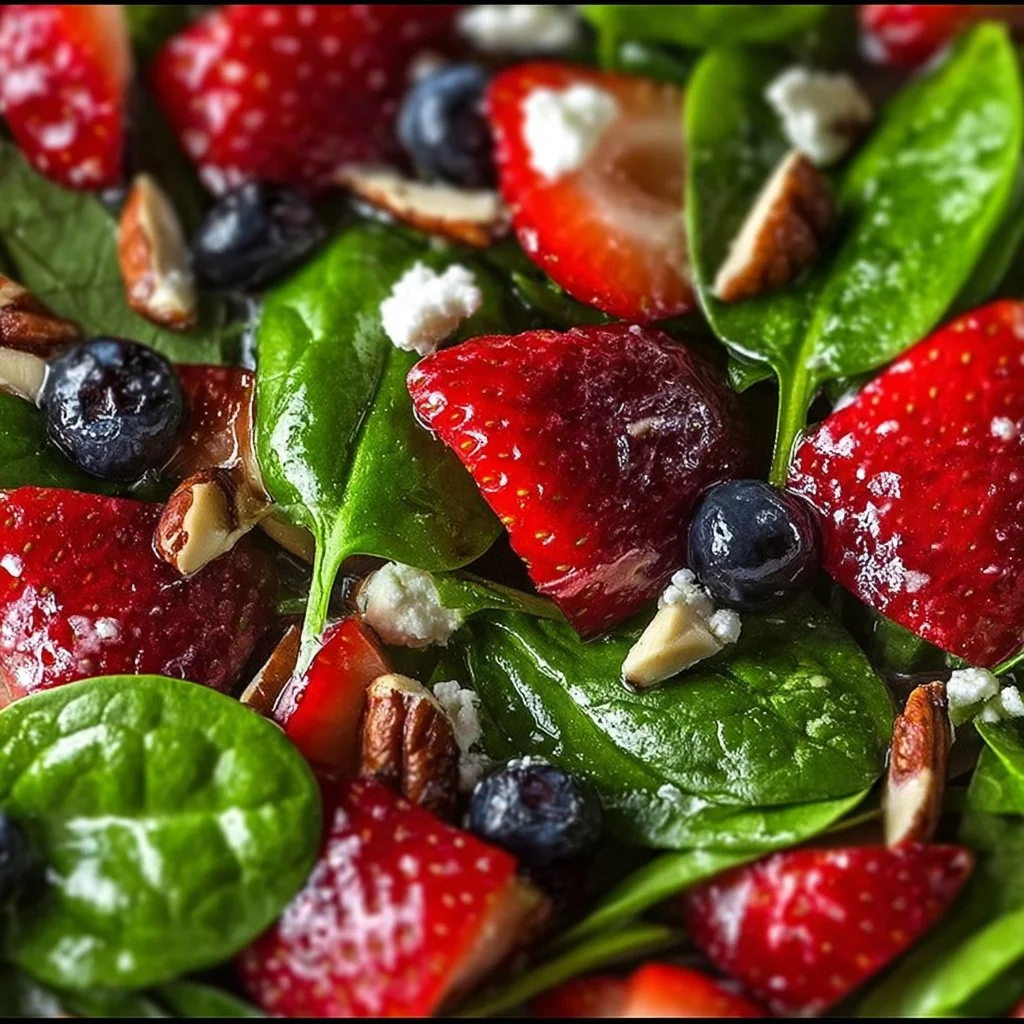 Strawberry Spinach Salad