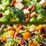 Colorful summertime salads with fresh ingredients and vibrant dressings
