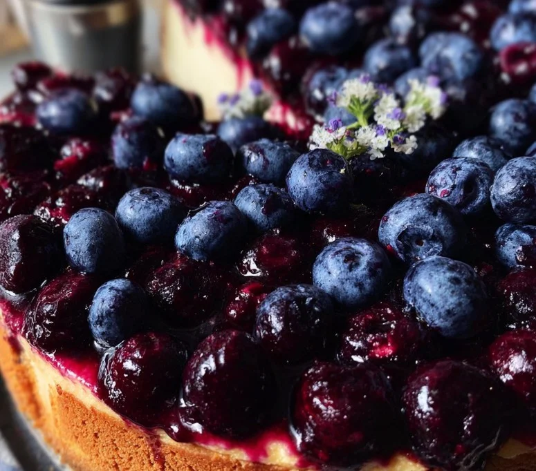 The Blueberry Cheesecake