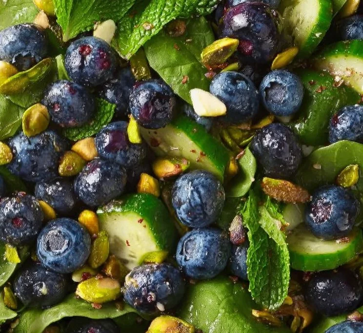 Blueberry Pistachio Spring Salad