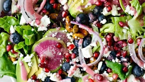 Blueberry Pistachio Spring Salad