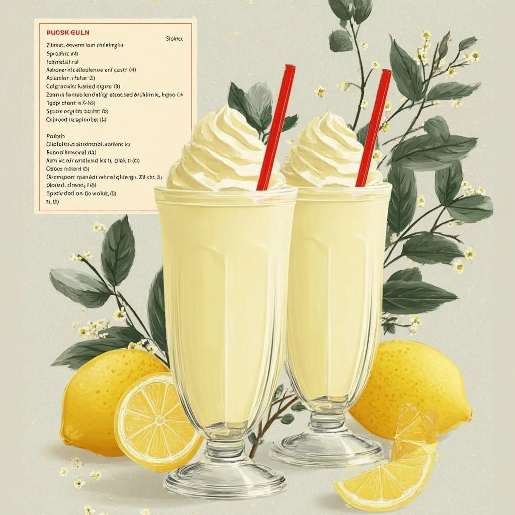 Canned frosted lemonade drink - refreshing and delicious beverage
