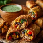 Chili's delicious Southwest Eggrolls served with dipping sauce