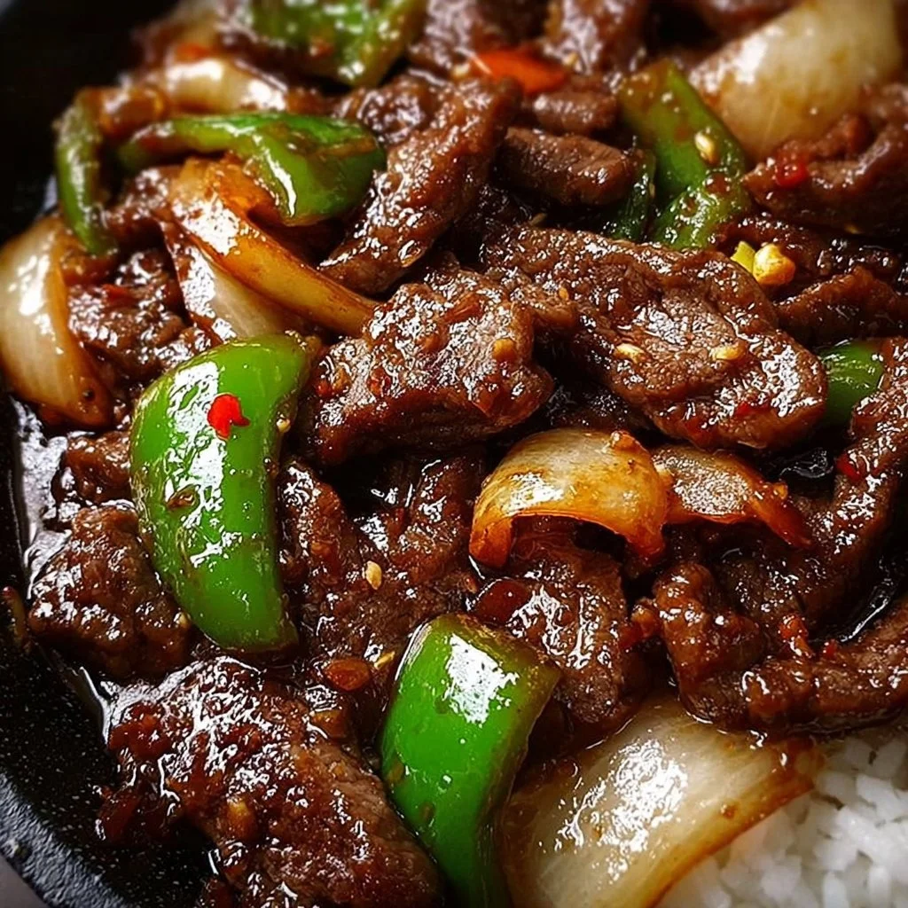 Chinese Pepper Steak with Onions