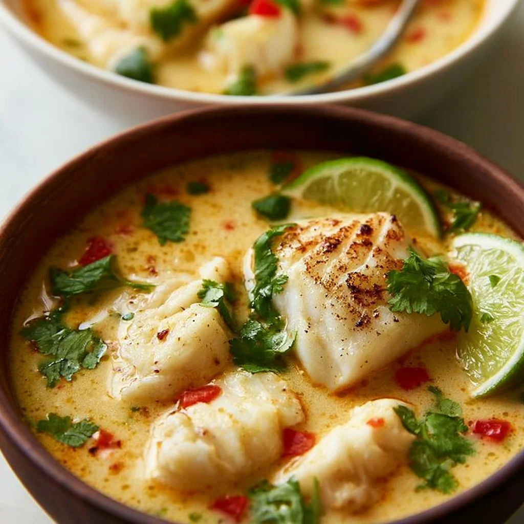 Coconut Lime Fish Soup