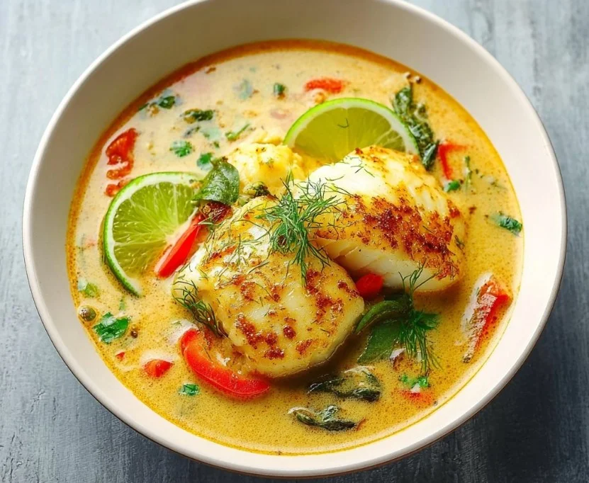 Coconut Lime Fish Soup