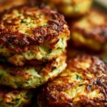 Crispy Parmesan Zucchini Potato Muffins fresh out of the oven