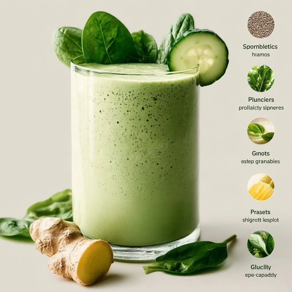 Colorful detox smoothie with fruits and vegetables in a glass