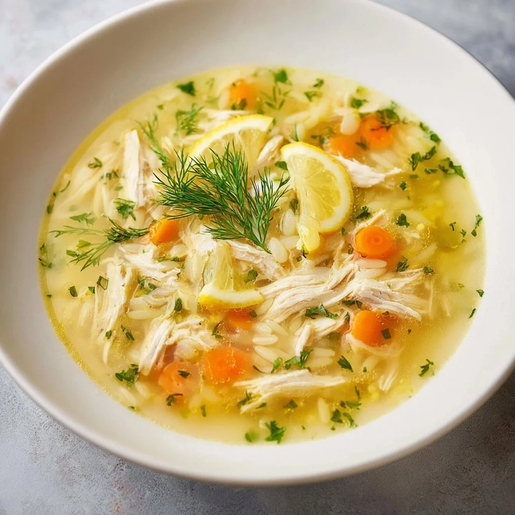 Greek Lemon Chicken Soup