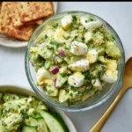 High protein avocado egg salad recipe without mayo