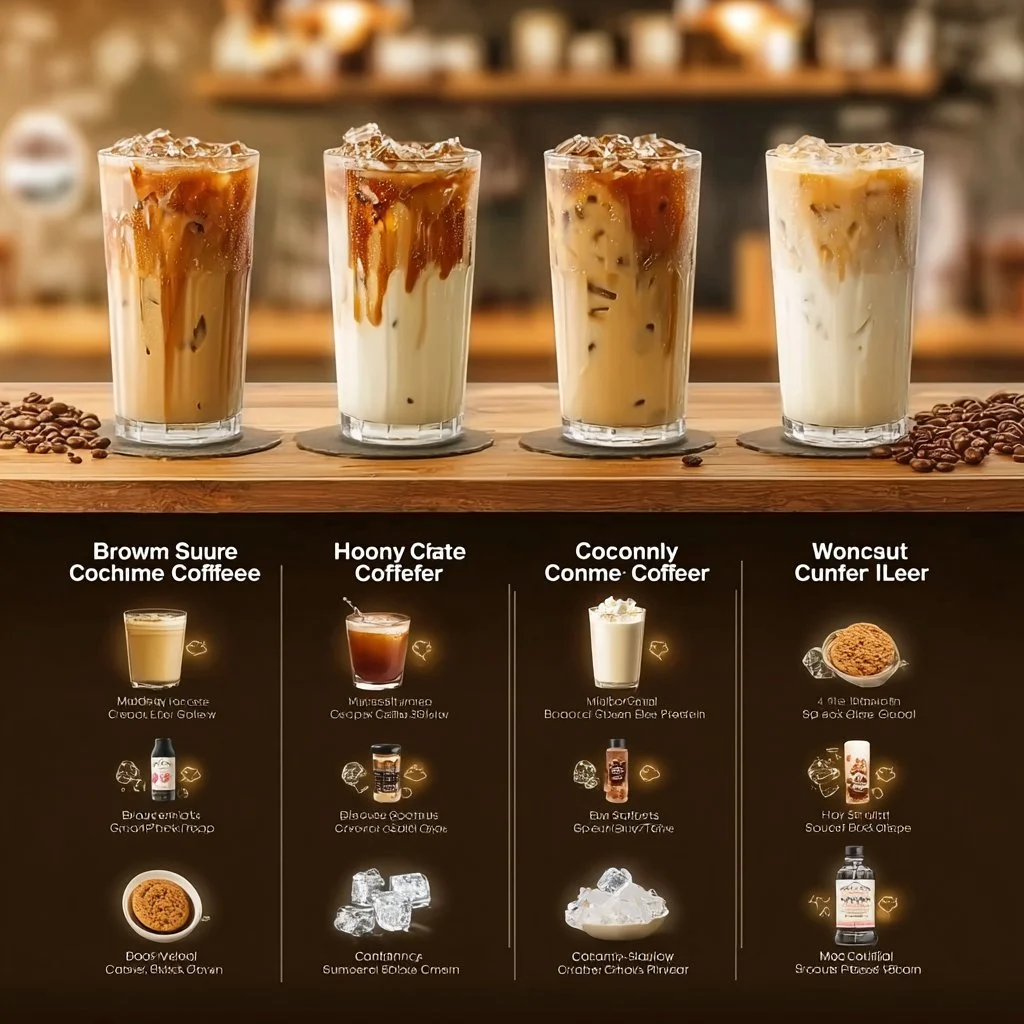 Delicious iced coffee recipes for coffee shop drinks