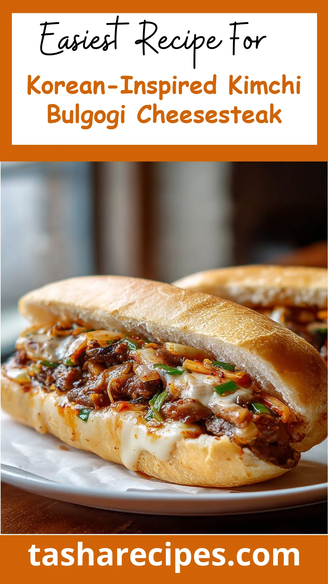 Korean-Inspired Kimchi Bulgogi Cheesesteak