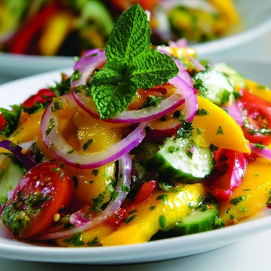 Mango Salad with Tangy Lime Dressing